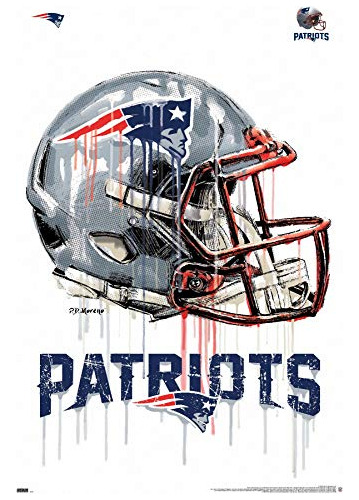 Trends International Nfl New England Patriots - Drip Helmet