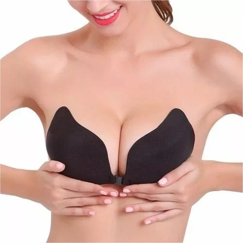 Imagen 1 de 6 de Bra Textil Strapless Silicon Autoadherible V-bra Negro M3021