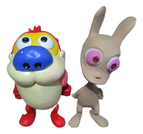 Figura Bootleg Ren Y Stempy ( 10 Cms )