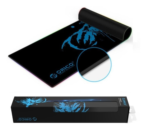 Deskpad Extra Grande Mouse Pad 900x400mm - Orico Mpa9040 Cor Preto