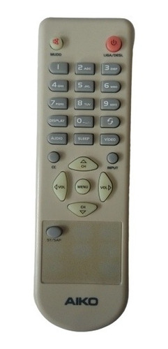 Controle Remoto Tv Aiko Original