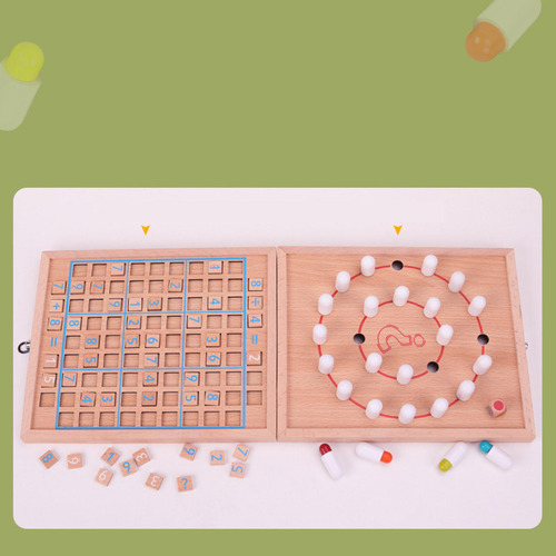 Wooden Sudoku Puzzle Set Sudoku Número De Tablero De