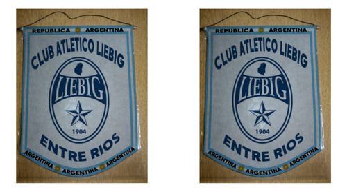 Banderin Grande 40cm Club Atletico Liebig Entre Rios