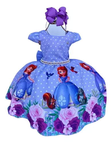 Vestido Malwee Princesinha Sofia Rosa - Compre Agora