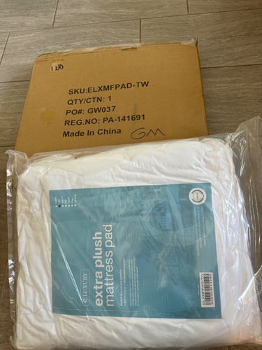Eluxury Extra Plush Mattress Pad Twin Size Ccc