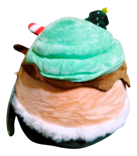 Peluche Squismallows Bebida Navideña Latte De Menta 20 Cm