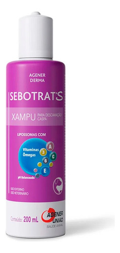Shampoo Dr Clean Sebotrat S Para Cães E Gatos 200ml
