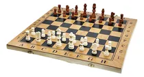 Comprar Ajedrez Damas Backgammon 3en1 Madera 47cm