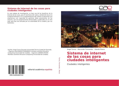 Libro: Sistema De Internet De Las Cosas Para Ciudades Ciudad