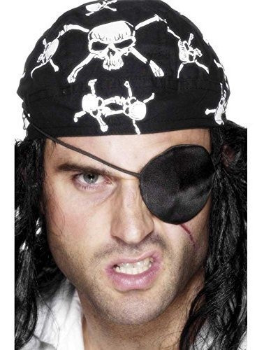 Disfraz Hombre - Accesorio De Disfraz De Pirata Con Parche D