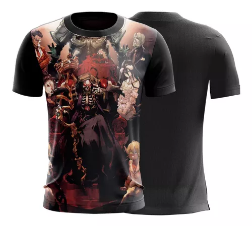 Blusa Camisa Anime Overlord Personagens Ainz Ooal G2184