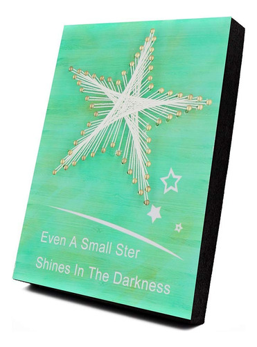 Star Diy Nail String Art Kit 3d Dibujo Clavo Linea Bobinado