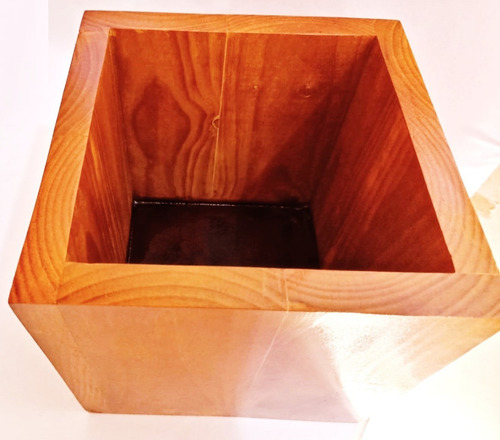Imagen 5 de 10 de Porta Macetero De 4 Niveles Con Maceteros De Madera De Pino