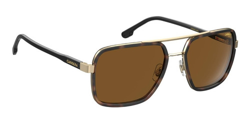 Lentes Carrera 256/s J5g (70) Dorado Havana Solar Lente Brown 70 Armazón Dorado Havana J5g