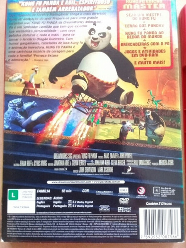 Dvd: Kung Fu Panda: Coleção Com 3 Fimes E Extras (Usado)
