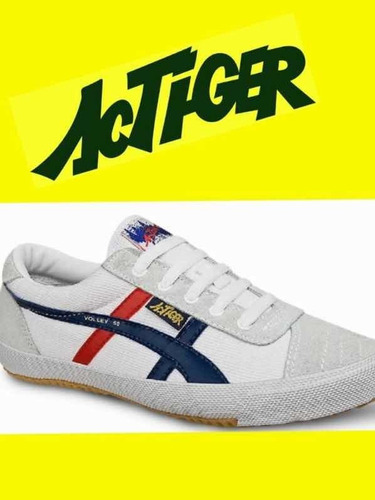 Imagen 2 de 10 de Tenis Original Ac Tiger Volley 55 Moda Retro + Envío Gratis