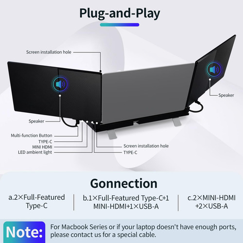 Extensor De Pantalla De La Computadora Portátil Pottmacee, 1