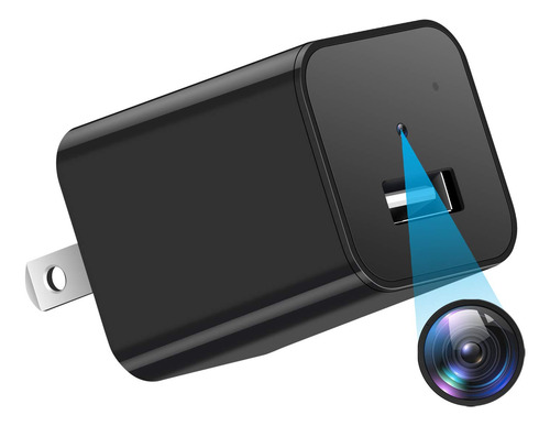 Cámara Espía Tipo Cargador De Pared Usb 1080p Oculta