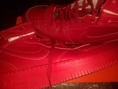 Imagen 6 de 6 de Zapatillas Airforce Rojas