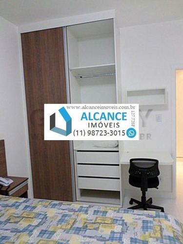 Imagem 4 de 5 de Apartamento Flat Com 54 M² Na Alameda Grajaú, No Edifício Le Bougainville Em Barueri. - Ap00437 - 34975602