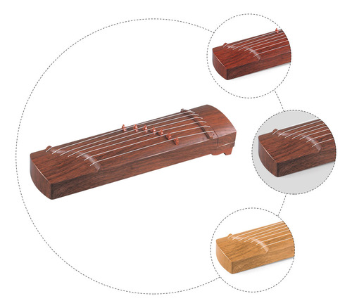 1 Pieza De Instrumento Musical De Madera, Juguete Guzheng De