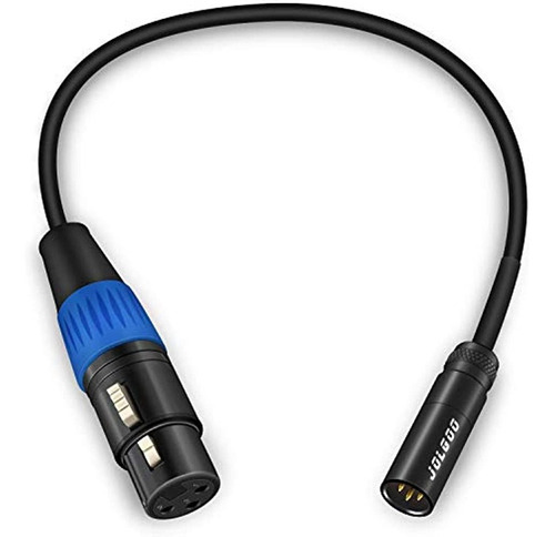 Conector De Audio Estéreo De 3,5 Mm A Cable Hembra Mini Xlr,