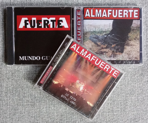 3 Cd Almafuerte  Mundo Guanaco Del Entorno Obras 2001 Nuevos