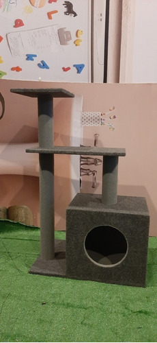 Casa, Gimnasio, Rascador Para Gatos