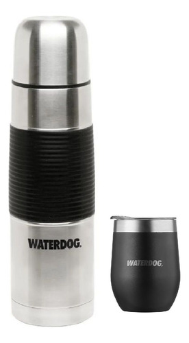 Termo Waterdog 1l + Mate Vaso Waterdog Acero Inoxidable