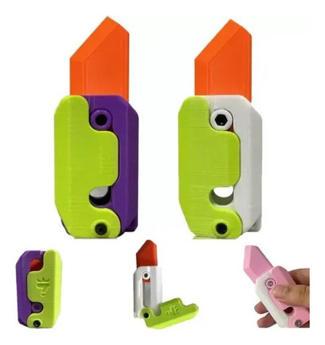 Cuchillo Juguete Plástico Con Juguete Fidget Impreso En 3d