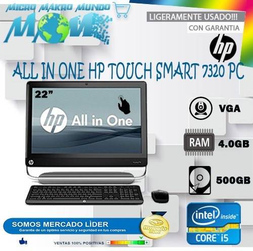 Computador Todo En Uno Hp Touch Smart 7320 - Black Friday