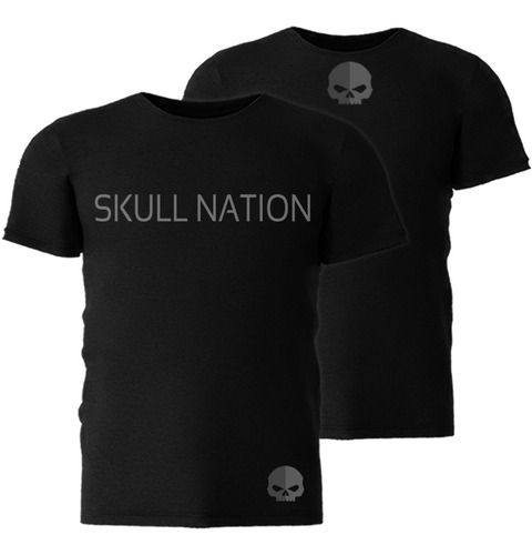 Camiseta Esportiva Dry Fit Academia - Skull Nation