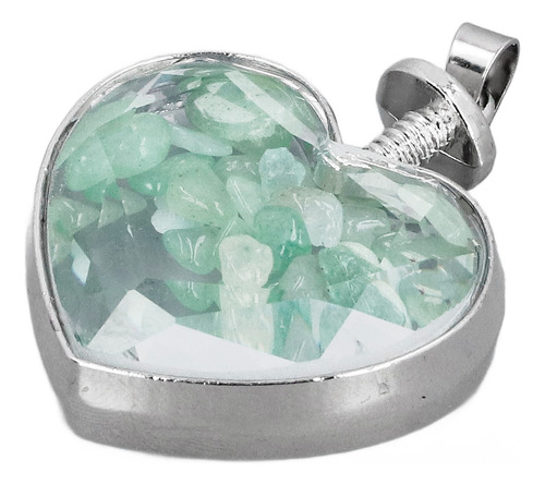 Botella En Forma De Corazón Con Botella De Deseos De Vidrio