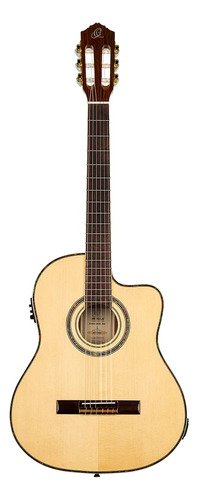 Guitarra Criolla Ortega Pro Rce141nt Natural Funda Incluida