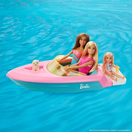 Barco Barbie Con Perrito Muñeca Con Accesorios JUGUEKALOS JUGUETERIA