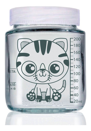 Imagem 6 de 6 de 10 Potes Armazenar Leite Materno Ou Papinha, Graduação 200ml
