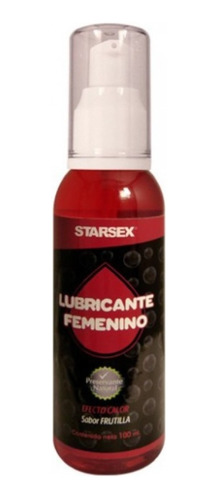 Gel Lubricante Femenino Sabor Frutilla 100ml Sexshop