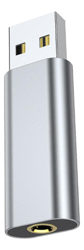 Adaptador De Conector De Audio Usb A 3,5 Mm Convertidor De