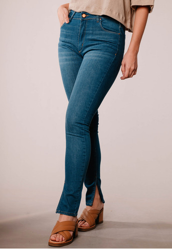 Jean Mujer Skinny Verenna Azul Pato Pampa