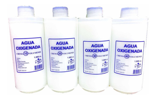 Agua Oxigenada  En Crema 1000ml Mflora