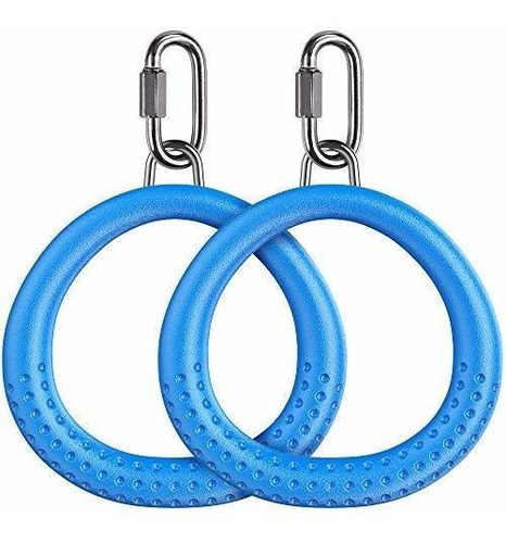 2pcs Redondo Trapeze Swing Bar Anillos  Es Swingset Acc...