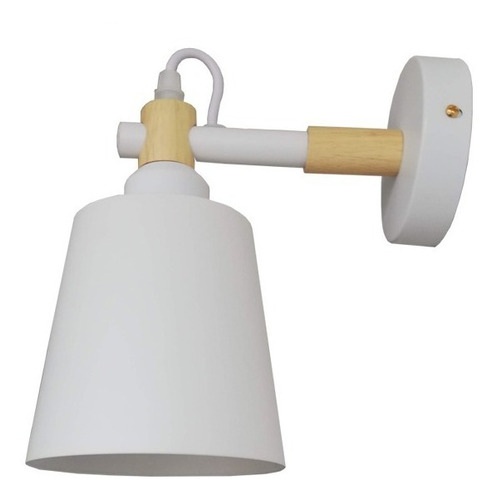Imagen 3 de 5 de Lámpara De Pared Blanca / Aplique De Pared Blanco