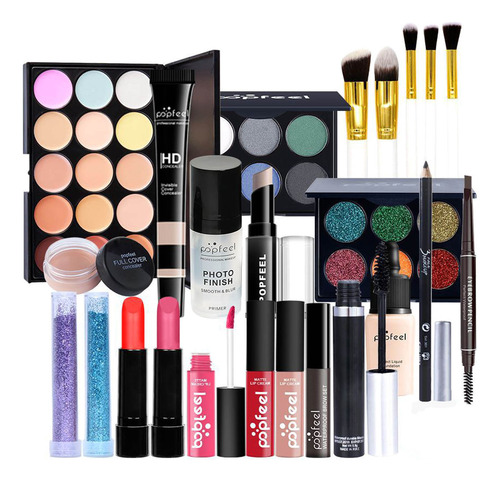 Girl Basic Cosmetics Set Compact And Lightweight Design 26pc