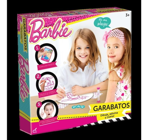 Juego De Mesa Barbie Garabatos Dibuja Adivina Gana Novelty Mercado Libre