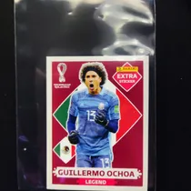 Comprar Memo Ochoa Extra Stiker Base Rojo Panini Qatar 2022  Ochoa Qatar