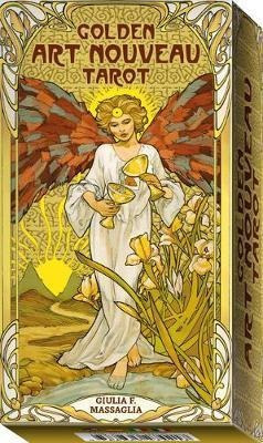 Golden Art Nouveau Tarot  Giulia Massaglia Originalaqwe