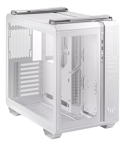 Gabinete Asus Tuf Gaming Gt502, Mediatorre Macro-atx, Blanco