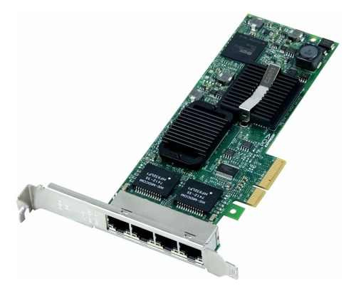 Placa De Rede Dell Intel Pro/1000 0h092p: 4x Rj45, Pci-e