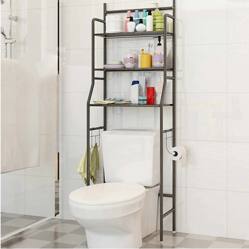 Organiza Espacio Estante Repisa Metal Baño Lavanderia Cocina