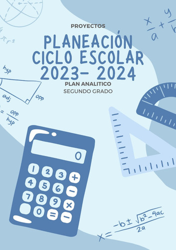 Planeación Matemáticas 2 Por Proyectos Secundaria